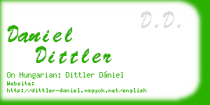 daniel dittler business card