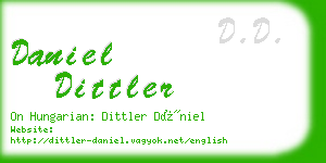 daniel dittler business card